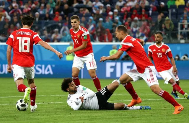 Russia 3-0 Egypt