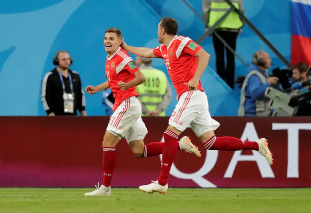 Russia 1-0 Egypt