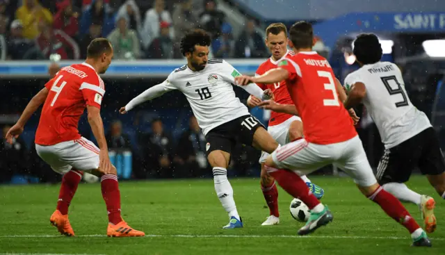 Russia 3-1 Egypt