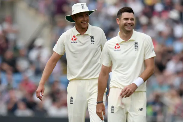 James Anderson and Stuart Broad