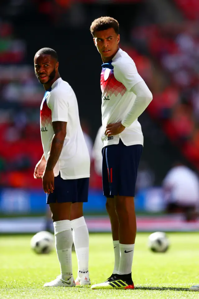 Raheem Sterling and Dele Alli