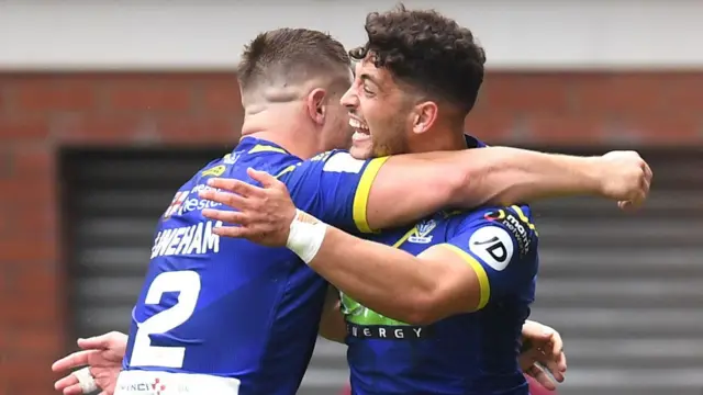 Warrington celebrate