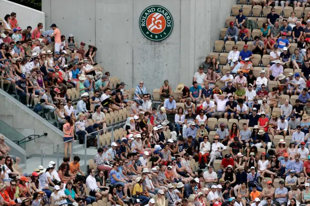 Crowd at French Open