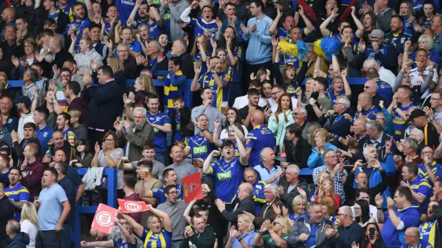 Warrington fans