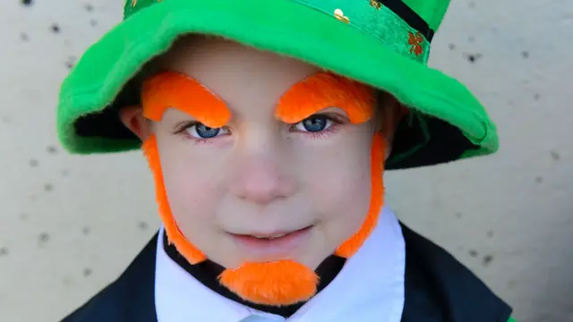 St Patrick's Day reveller in Toronto