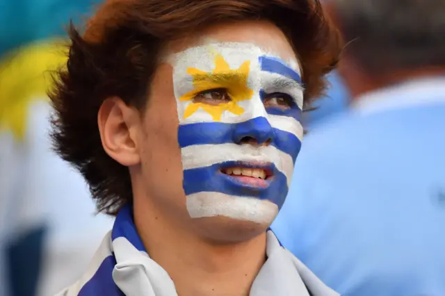 Uruguay fan