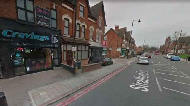 Stratford Road, near the junction with Fernley Road