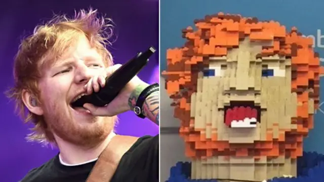 Ed Sheeran and Lego Ed