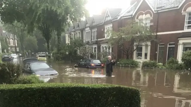 Flooding in Birmingham on 29 May