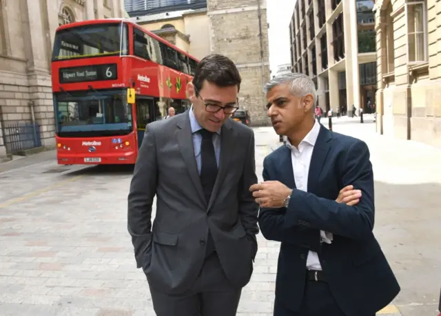 Andy Burnham and Sadiq Khan