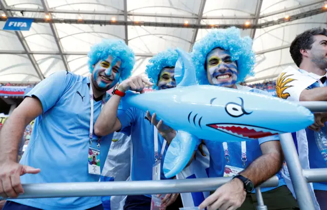 Uruguay fans