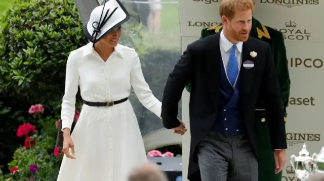 Duke and Duchess of Sussex at Royal Ascot