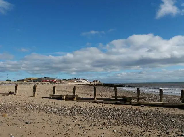 Hornsea beach