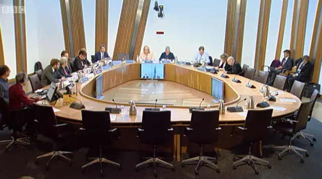 MSPs are taking evidence via video link