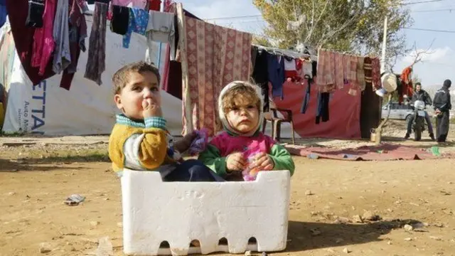 Children are among the most vulnerable Syrian refugees living in makeshift camps throughout the Middle East