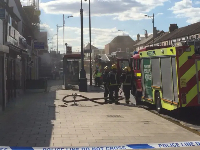 Welling shop fire