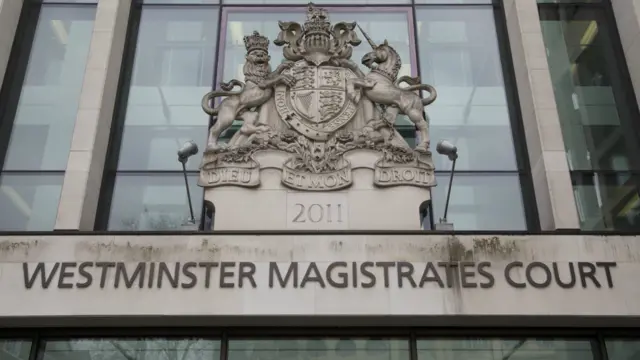 Exterior shots of Westminster Magistrates court