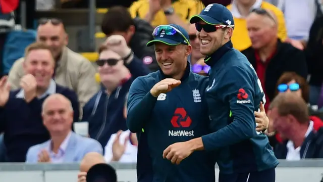 Jason Roy and Craig Overton