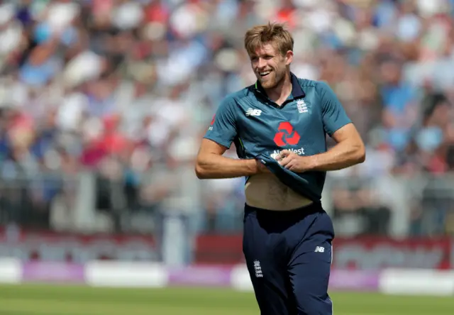 England's David Willey