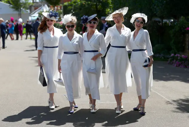 Ascot racegoers