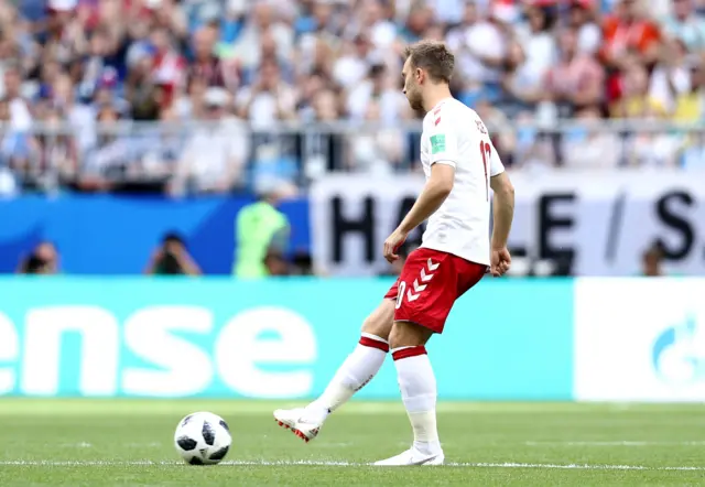 Denmark's Christian Eriksen