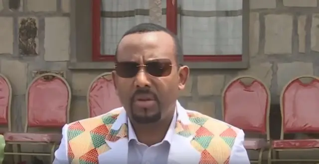 Abiy Ahmed in his video