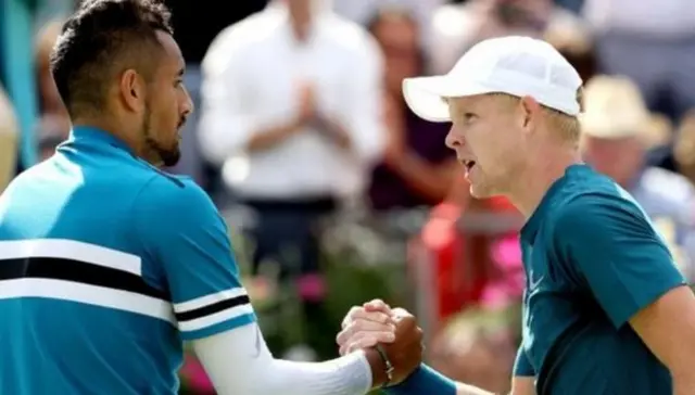 Nick Kyrgios and Kyle Edmund