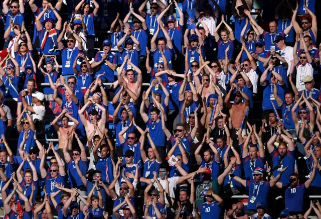 Iceland fans