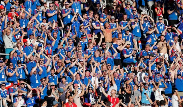 Iceland fans