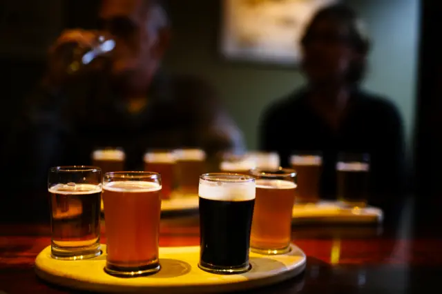 Men in a pub