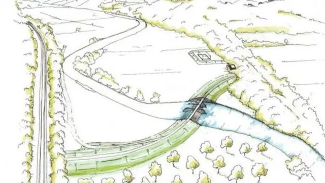 A sketch of possible flood storage control area in Calverley