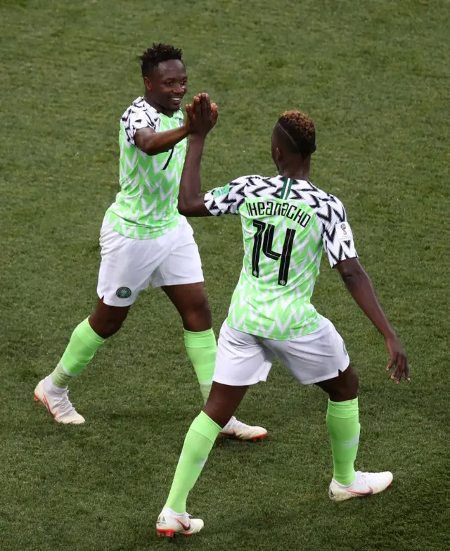 Ahmed Musa and Kelechi Iheanacho