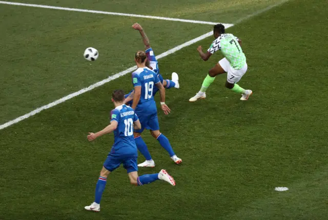 Ahmed Musa scores