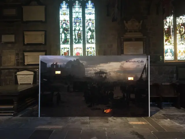 Atonement scene at St Nicholas Cathedral