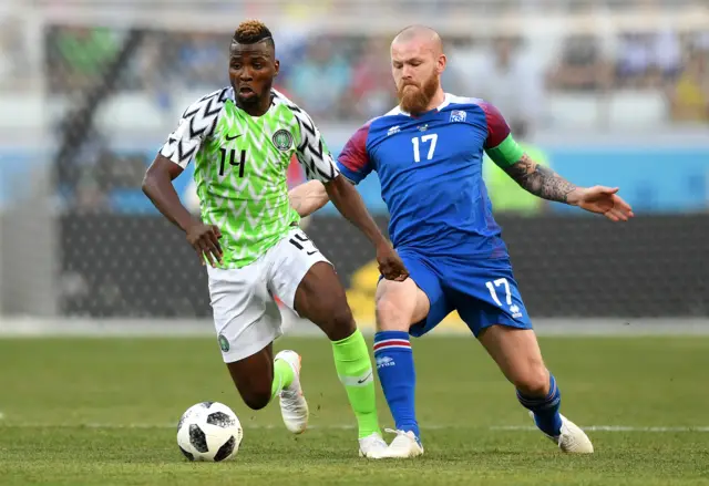 Iheanacho of Nigeria