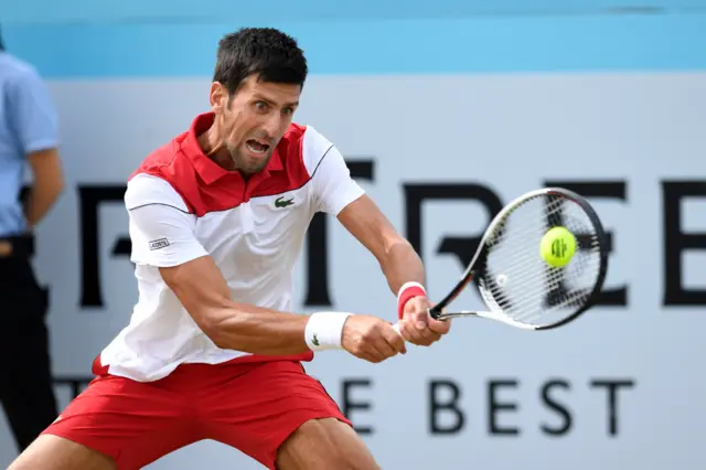 Djokovic breaks Chardy