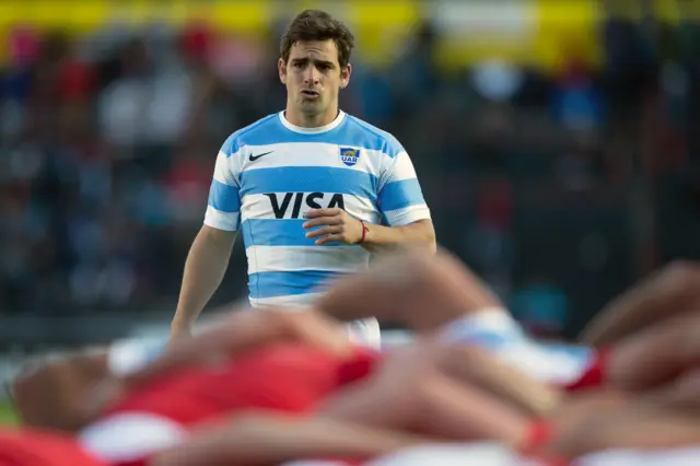 Argentina fly-half Nicolas Sanchez