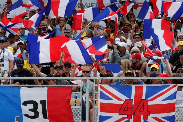 French GP fans