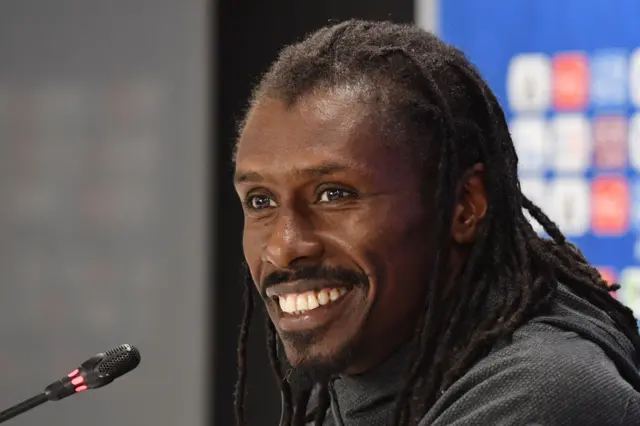 Senegal coach Aliou Cisse