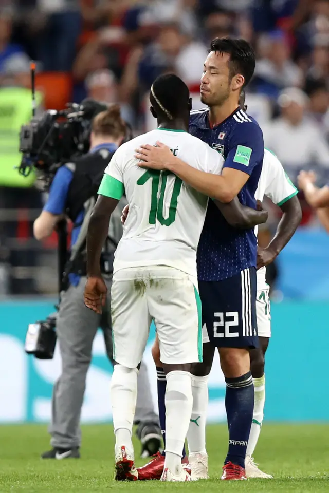 Senegal v Japan: Full-time