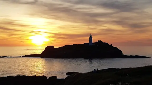 Sunset at Godrevy