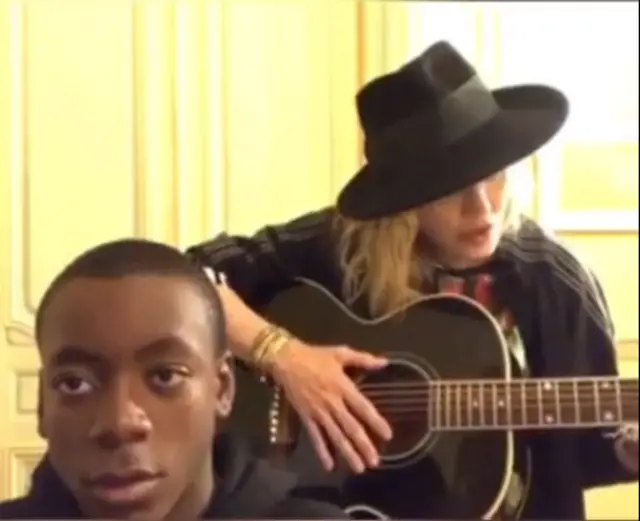 Madonna and David Banda