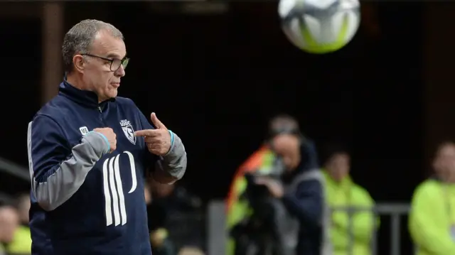 Marcelo Bielsa during his time in charge of Lille