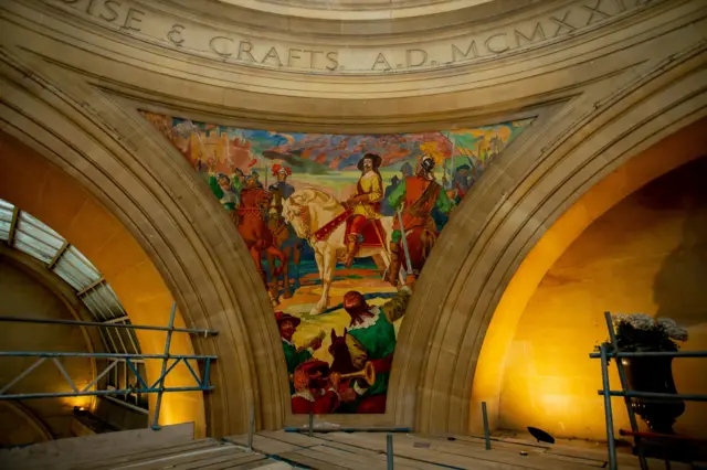 king charles mural