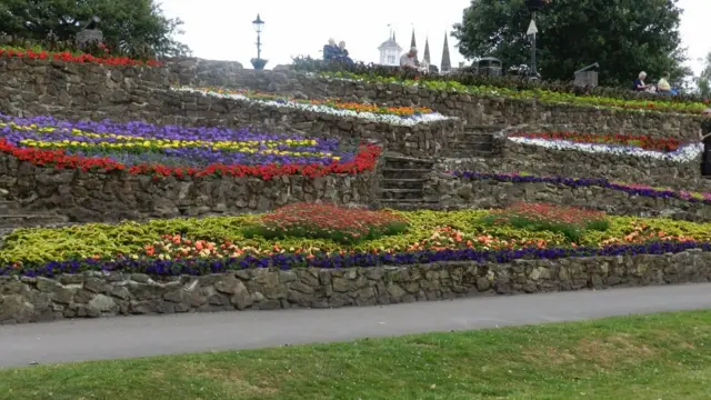 Display around Tamworth Castle