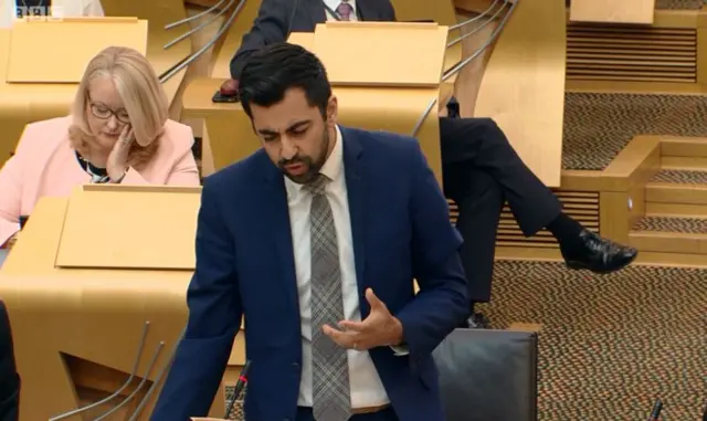 Transport Minister Humza Yousaf