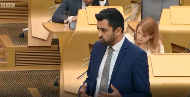 Transport Minister Humza Yousaf