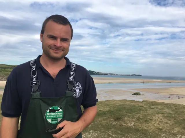 Dan Jarvis, British Divers Marine Life Rescue