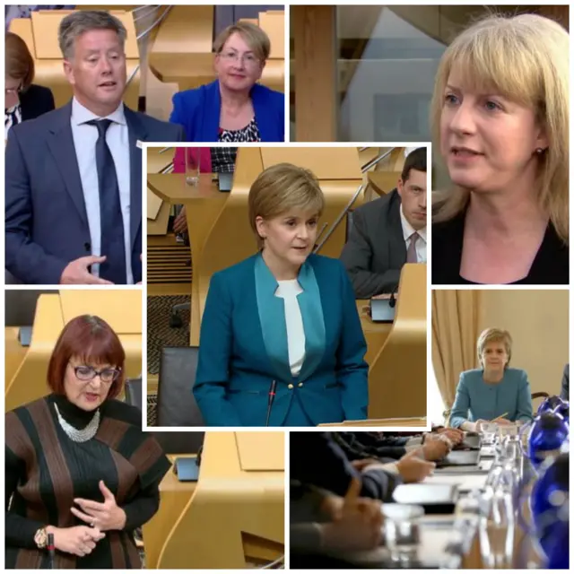 Nicola Sturgeon reshuffles her cabinet, with Keith Brown, Shona Robison and Angela Cosntance stepping down