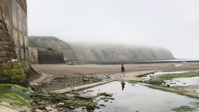 Mist over Robin Hoods Bay